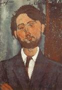 Amedeo Modigliani Portrait of Leopold zborowski oil painting on canvas